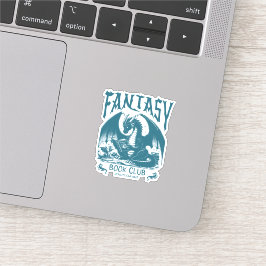 Fantasy Book Club Dragon Aufkleber