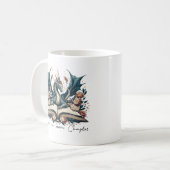 Fantasy Book Dragon Nur noch ein Kapitel Kaffeetasse (Vorderseite Links)