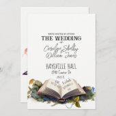 Fantasy Book Fairytale Whimsical Magical Einzigart Einladung (Vorne/Hinten)