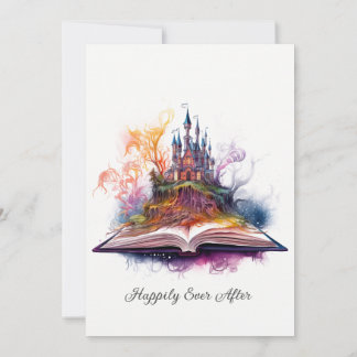Fantasy Book Fairytale Whimsical Magical Einzigart Einladung