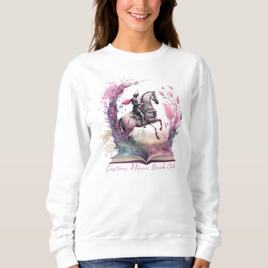 Fantasy Book Lover, Custom Book Club Sweatshirt (Vorderseite)