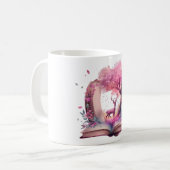Fantasy Book Lover Design Kaffeetasse (Vorderseite Links)