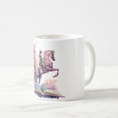 Fantasy Book Lover Design Kaffeetasse (VorderseiteRechts)