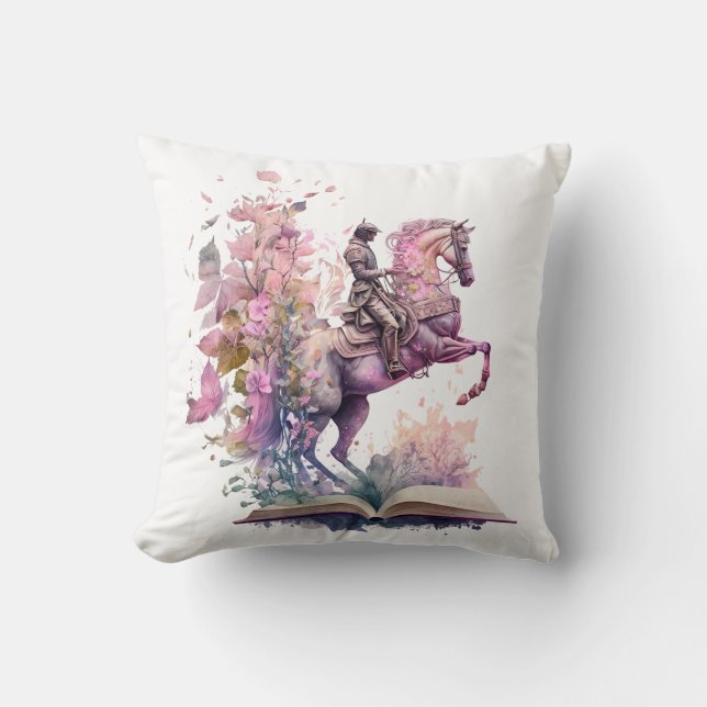 Fantasy Book Lover Design Kissen (Vorderseite)