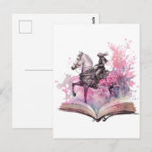 Fantasy Book Lover Design Postkarte (Vorne/Hinten)