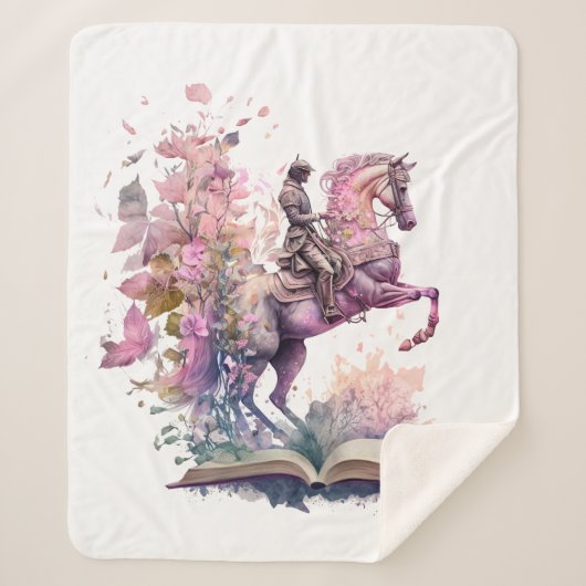 Fantasy Book Lover Design Sherpadecke (Vorderseite)