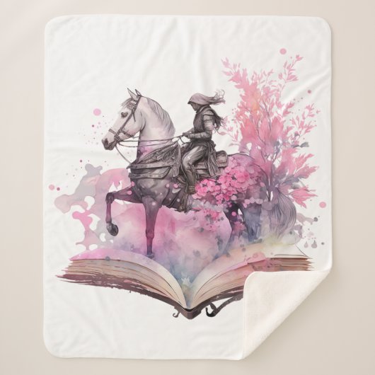 Fantasy Book Lover Design Sherpadecke (Vorderseite)