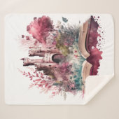 Fantasy Book Lover Design Sherpadecke (Vorderseite (Horizontal))