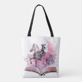 Fantasy Book Lover Design Tasche (Rückseite)