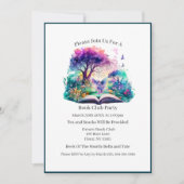 Fantasy Book Lover Fairy, Book Club Einladung (Vorderseite)