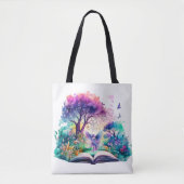 Fantasy Book Lover Fairy Tasche (Vorderseite)