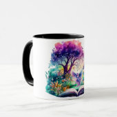 Fantasy Book Lover Fairy Tasse (Vorderseite Links)
