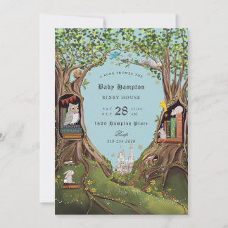 Fantasy Books for Baby Shooting Light Blue Einladung