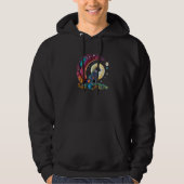 Fantasy Border Collie Dog Cute Crescent Moon Paper Hoodie (Vorderseite)