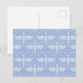 Fantasy-Botanischer Drache Postkarte (Vorne/Hinten)