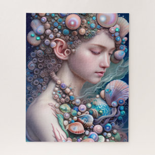 Fantasy Bubble elf in lebhaften Farben Puzzle