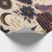 Fantasy-Buch-Himmels-Wrap-Papierrolle Geschenkpapier (Ecke)
