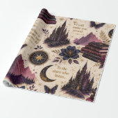 Fantasy-Buch-Himmels-Wrap-Papierrolle Geschenkpapier (Ungerollt)