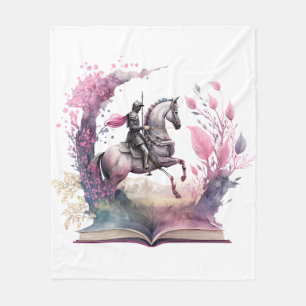 Fantasy-Buchliebhaber-Design Fleecedecke
