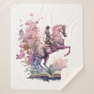 Fantasy-Buchliebhaber-Design Sherpadecke