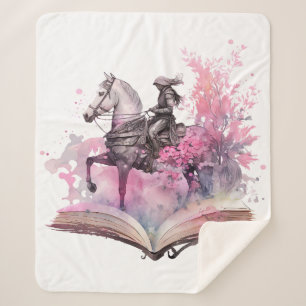 Fantasy-Buchliebhaber-Design Sherpadecke