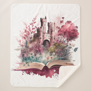 Fantasy-Buchliebhaber-Design Sherpadecke