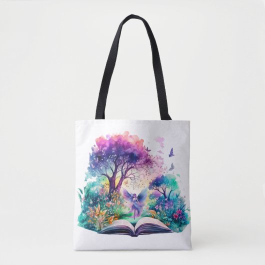 Fantasy-Buchliebhaber-Fee Tasche (Vorderseite)