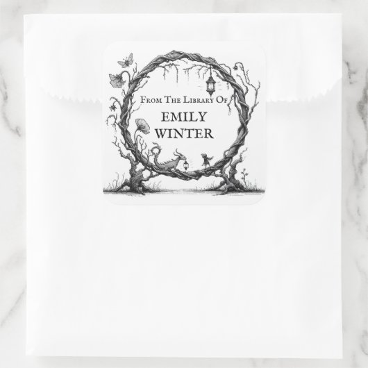 Fantasy Buchzeichen Sticker (Tasche)