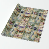 Fantasy Bugs Wrapping Paper Whimsical Insect Gesch Geschenkpapier (Ungerollt)