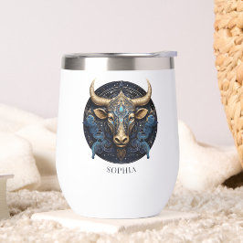 Fantasy Bull Zodiac Symbol Celestial Galaxy Aries