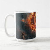 Fantasy Bullseye Symbol Digitale Kunst Kaffeetasse (Links)