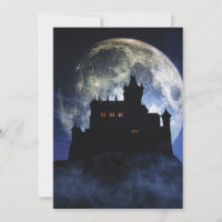 Fantasy-Burg in der Nacht