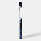 Fantasy-Burg in der Nacht iPhone Hülle (Linke Seite)