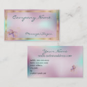 Fantasy Butterfly Business Card Visitenkarte (Vorne/Hinten)