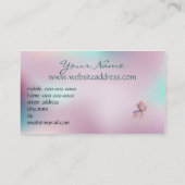 Fantasy Butterfly Business Card Visitenkarte (Rückseite)