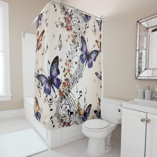 Fantasy Butterfly Duschvorhang (Beispiel)