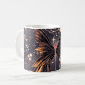 Fantasy Butterfly Gold Sparkon Kaffeetasse (Vorderseite Links)