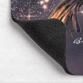 Fantasy Butterfly Gold Sparkon Mousepad (Ecke)