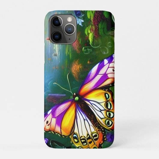 Fantasy Butterfly Journey Case-Mate iPhone Hülle (Rückseite)