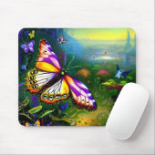 Fantasy Butterfly Journey Mousepad (Mit Mouse)