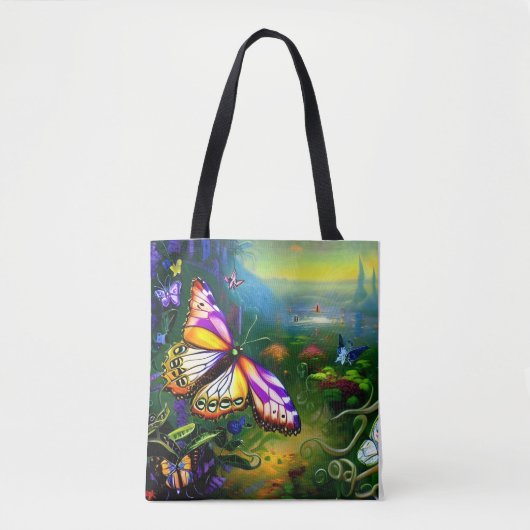 Fantasy Butterfly Journey Tasche (Vorderseite)