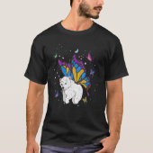 Fantasy Butterfly Magical Arctic Zoo Animal Polar T-Shirt (Vorderseite)
