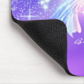 Fantasy Butterfly Pink & Lila Sparkor Mousepad (Ecke)