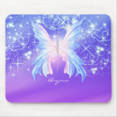 Fantasy Butterfly Pink & Lila Sparkor Mousepad (Vorne)
