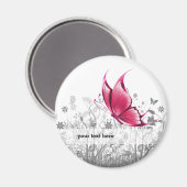 Fantasy Butterfly * wählen Sie Hintergrundfarbe Magnet (Vorderseite/Rückseite)