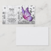 Fantasy Butterfly * wählen Sie Hintergrundfarbe Visitenkarte (Vorne/Hinten)