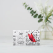 Fantasy Butterfly * wählen Sie Hintergrundfarbe Visitenkarte (Stehend Vorderseite)