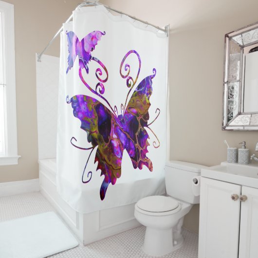 Fantasy Butterfys Duschvorhang (Beispiel)