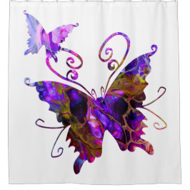 Fantasy Butterfys Duschvorhang