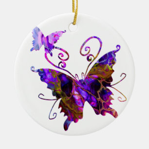 Fantasy Butterfys Keramik Ornament